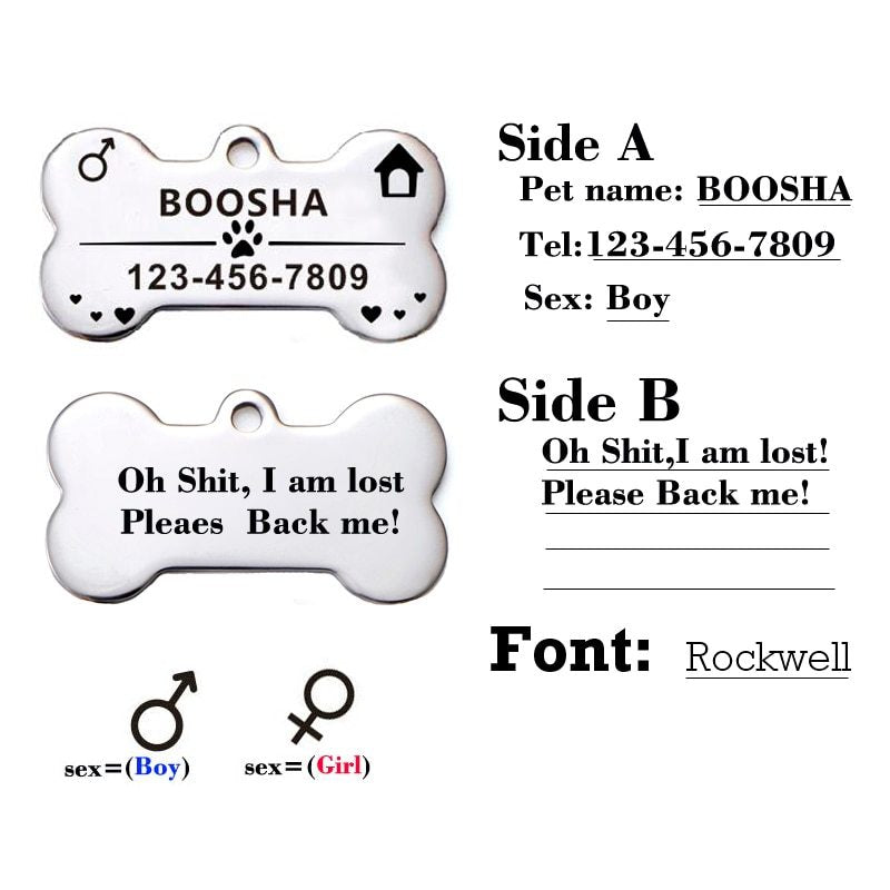 Personalised ID Tag
