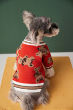 Striped V-Neck Sweater