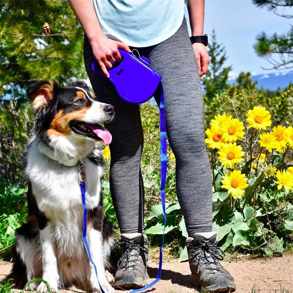 Dog Leash & Bottle